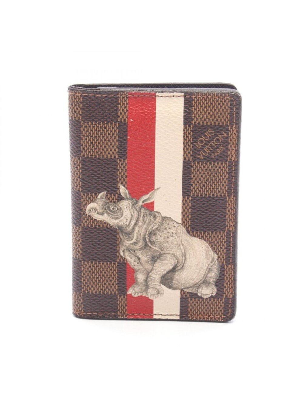 Louis Vuitton Card Case Pocket Organizer Damier Savannah